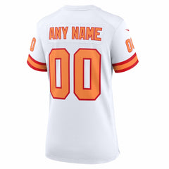 76 Tampa Bay Buccaneers Women's 50th Season Alternate Custom Game Jersey - White cheap