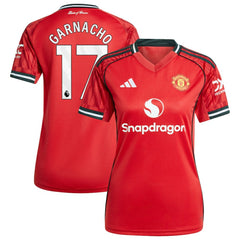 Alejandro Garnacho Manchester United Women's Home 2025/26 Replica Player Jersey - Red cheap