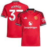 Kobbie Mainoo Manchester United Youth Home 2025/26 Replica Player Jersey - Red for sale