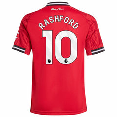 Marcus Rashford Manchester United Youth Home 2025/26 Replica Player Jersey - Red on sale