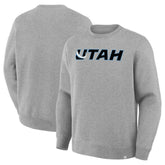 Utah Mammoth Fanatics Combo Legacy Fleece Sweatshirt - Heather Gray Sweatshirts
