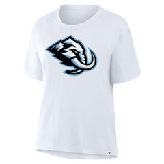 Utah Mammoth Fanatics Women's Primary Logo Legacy T-Shirt - White T-shirts