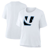 Utah Mammoth Fanatics Women's Alternate Logo Legacy T-Shirt - White T-shirts