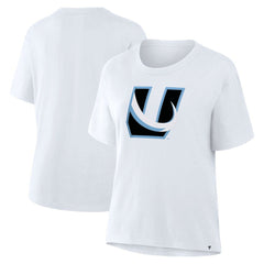 Utah Mammoth Fanatics Women's Alternate Logo Legacy T-Shirt - White T-shirts