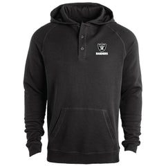 Las Vegas Raiders Dunbrooke Montana Raglan Thermal Hoodie - Black cheap