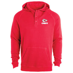 Kansas City Chiefs Dunbrooke Montana Raglan Thermal Hoodie - Red sale