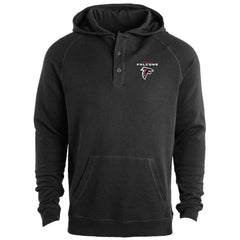 Atlanta Falcons Dunbrooke Montana Raglan Thermal Hoodie - Black cheap