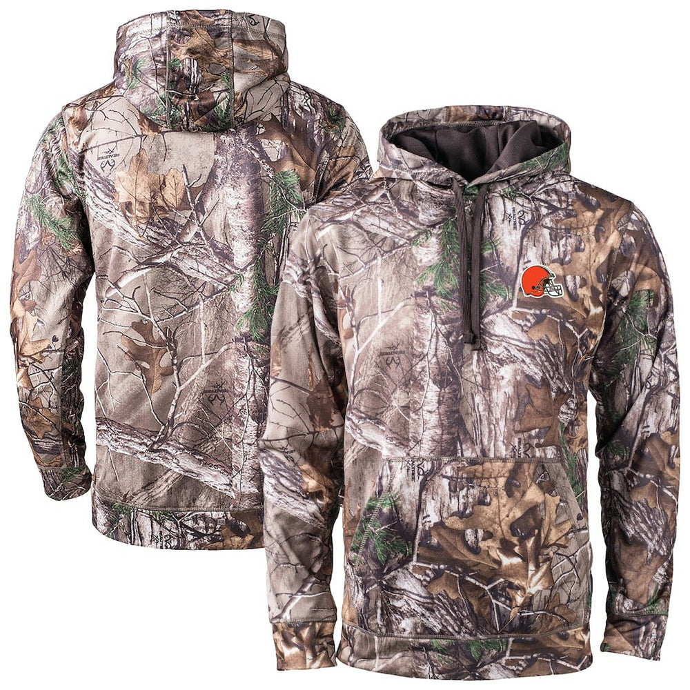 Cleveland Browns Dunbrooke Champion Tech Fleece Hoodie - Camo on sale