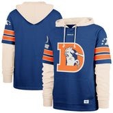 Denver Broncos '47 Big & Tall Split Zone Cornerback Hoodie - Royal outlet
