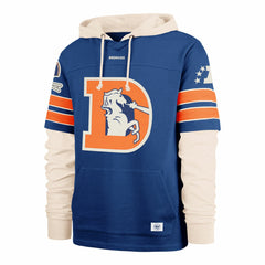 Denver Broncos '47 Big & Tall Split Zone Cornerback Hoodie - Royal outlet