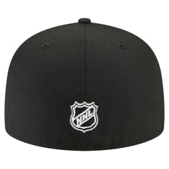 Washington Capitals New Era Faded Lines 59FIFTY Fitted Hat - Black Hats