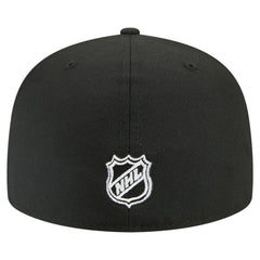 Philadelphia Flyers New Era Faded Lines 59FIFTY Fitted Hat - Black Hats