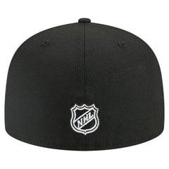 Pittsburgh Penguins New Era Faded Lines 59FIFTY Fitted Hat - Black Hats
