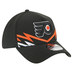 Philadelphia Flyers New Era 39THIRTY A-Frame Perforated Flex Hat - Black Hats
