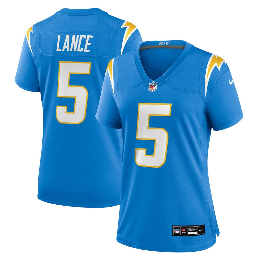 Trey Lance Los Angeles Chargers Women's Team Game Jersey - Powder Blue outlet