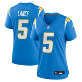 Trey Lance Los Angeles Chargers Women's Team Game Jersey - Powder Blue outlet