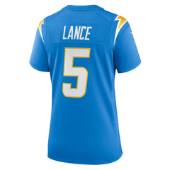 Trey Lance Los Angeles Chargers Women's Team Game Jersey - Powder Blue outlet