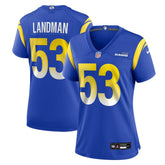 Nate Landman Los Angeles Rams Women's Team Game Jersey - Royal on sale