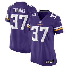 Tavierre Thomas Minnesota Vikings Women's Team Game Jersey - Purple for sale