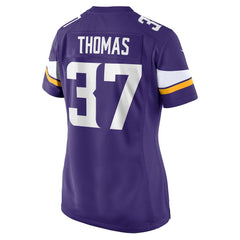Tavierre Thomas Minnesota Vikings Women's Team Game Jersey - Purple for sale