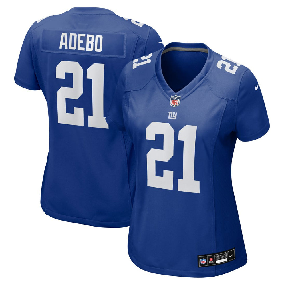 Paulson Adebo New York Giants Women's Team Game Jersey - Royal on sale