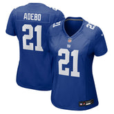 Paulson Adebo New York Giants Women's Team Game Jersey - Royal on sale