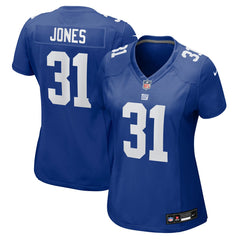 Nic Jones New York Giants Women's Team Game Jersey - Royal cheap