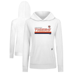 Detroit Tigers Levelwear Women's Relay Breaker Pullover Hoodie White