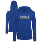 Kansas City Royals Levelwear Women's Relay Breaker Pullover Hoodie Royal