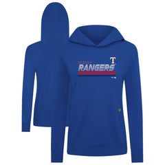 Texas Rangers Levelwear Women's Relay Breaker Pullover Hoodie Royal
