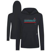 Arizona Diamondbacks Levelwear Women's Relay Breaker Pullover Hoodie Black