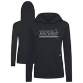 Colorado Rockies Levelwear Women's Relay Breaker Pullover Hoodie Black