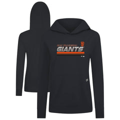 San Francisco Giants Levelwear Women's Relay Breaker Pullover Hoodie Black