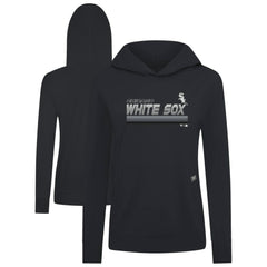 Chicago White Sox Levelwear Women's Relay Breaker Pullover Hoodie Black