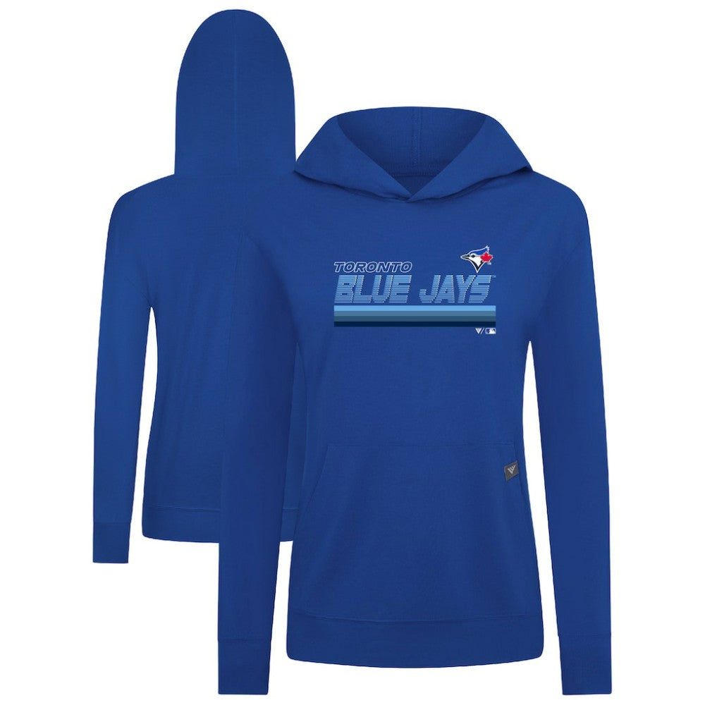 Toronto Blue Jays Levelwear Women's Relay Breaker Pullover Hoodie Royal