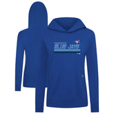 Toronto Blue Jays Levelwear Women's Relay Breaker Pullover Hoodie Royal
