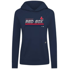 Boston Red Sox Levelwear Women's Relay Breaker Pullover Hoodie Navy