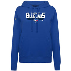 Toronto Blue Jays Levelwear Women's Adorn Retro 3D Pullover Hoodie Royal
