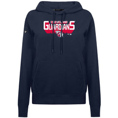Cleveland Guardians Levelwear Women's Adorn Retro 3D Pullover Hoodie Navy