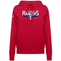 Texas Rangers Levelwear Women's Adorn Retro 3D Pullover Hoodie Red