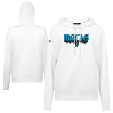 Miami Marlins Levelwear Women's Adorn Retro 3D Pullover Hoodie White