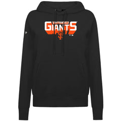 San Francisco Giants Levelwear Women's Adorn Retro 3D Pullover Hoodie Black