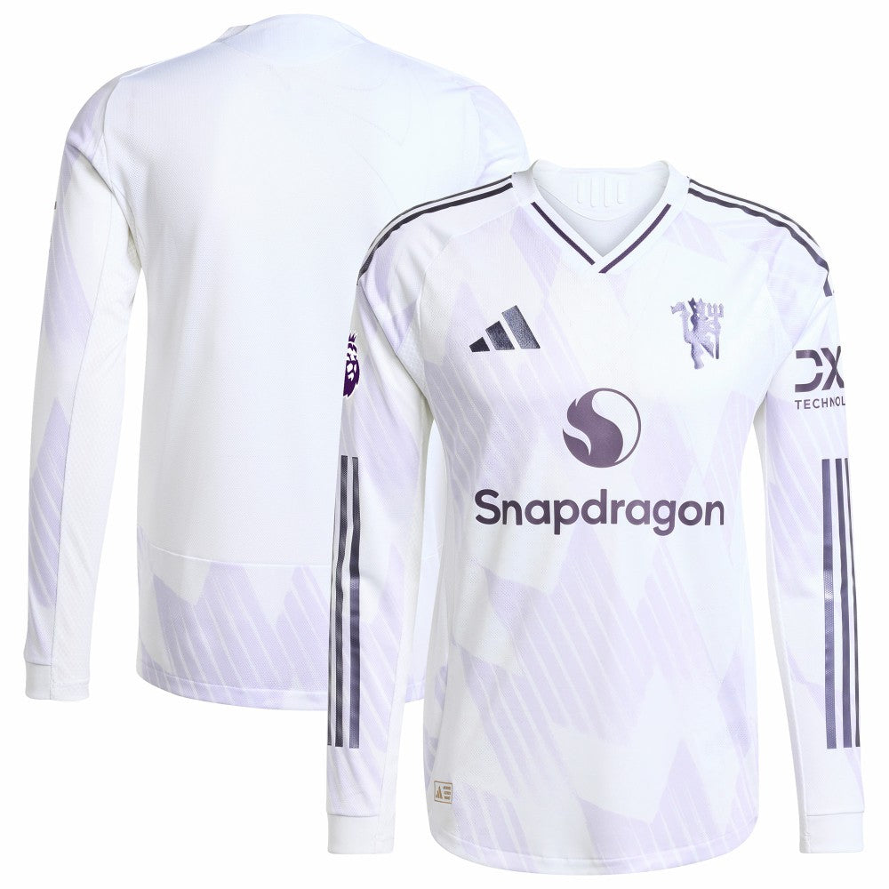 Manchester United 2025/26 Away Long Sleeve Jersey - White online
