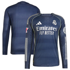 Real Madrid 2025/26 Away Long Sleeve Jersey - Blue discount