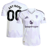 Manchester United 2025/26 Away Custom Jersey - White on sale