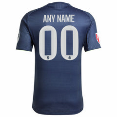 Real Madrid 2025/26 Away Custom Jersey - Blue online
