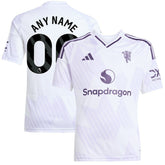 Manchester United Youth 2025/26 Away Replica Custom Jersey - White outlet