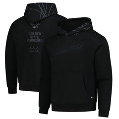 Golden State Warriors The Wild Collective Unisex Blackout Hoodie discount