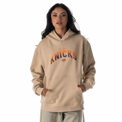 New York Knicks The Wild Collective Unisex Mantra Premium Hoodie - Tan sale