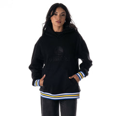 Golden State Warriors The Wild Collective Unisex Custom Rib Tonal Premium Hoodie sale - Black outlet